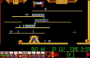 Lemmings (1991)(Krisalis) screen shot game playing
